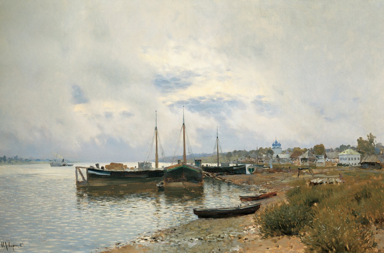 Yağmurdan sonra. Plyos, 1889. by Isaak Ilyich Levitan