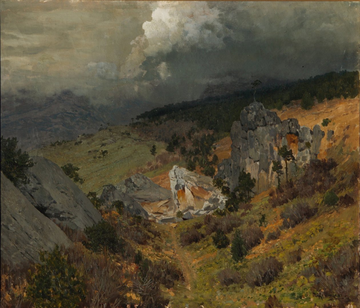 Kırım dağlarında, 1886 by Isaak Ilyich Levitan