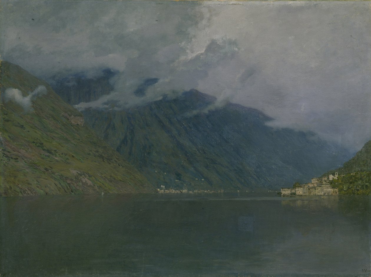 Como Gölü, 1876. by Isaak Ilyich Levitan