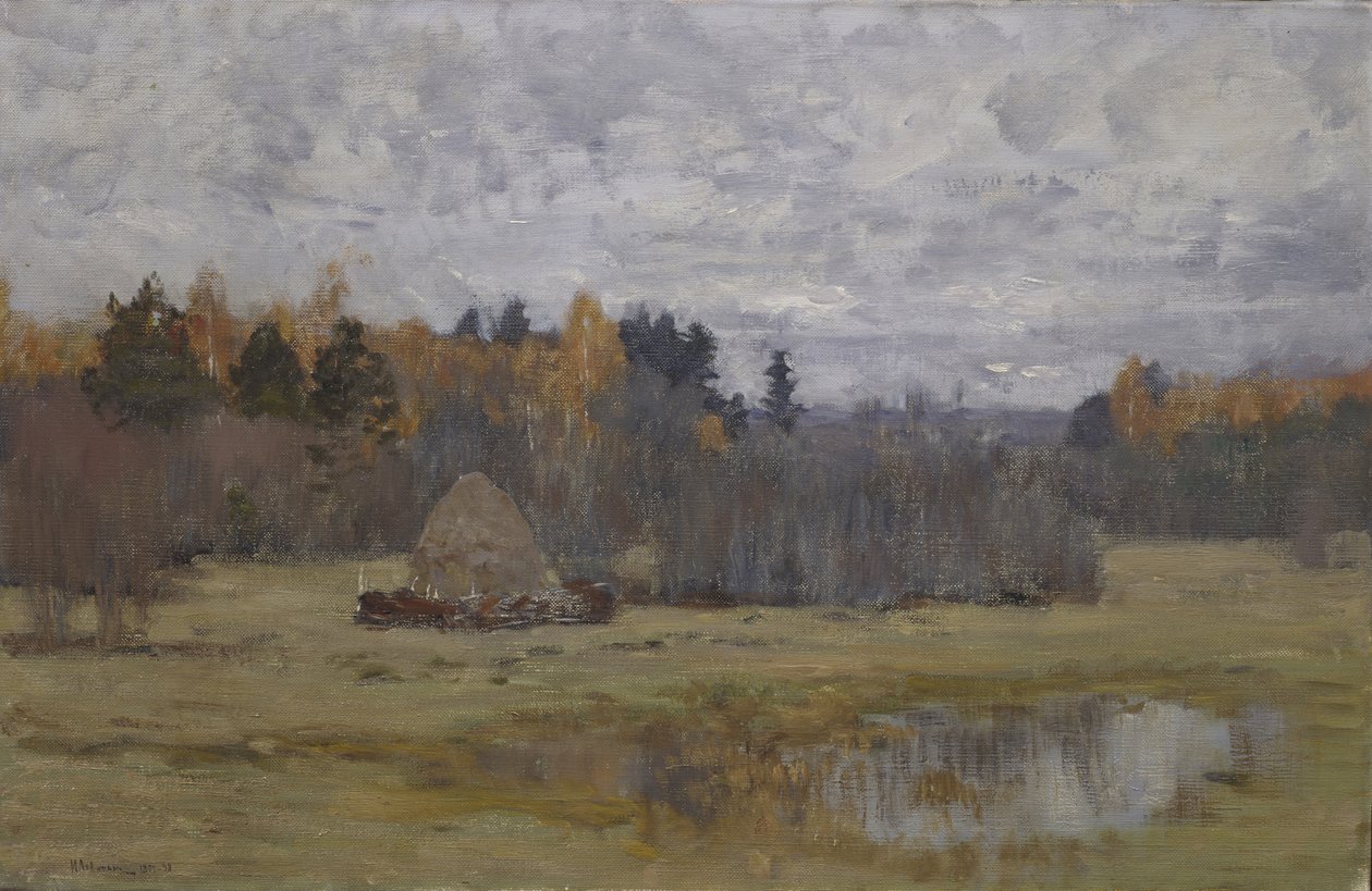 Sonbahar Sonu, 1894 by Isaak Ilyich Levitan