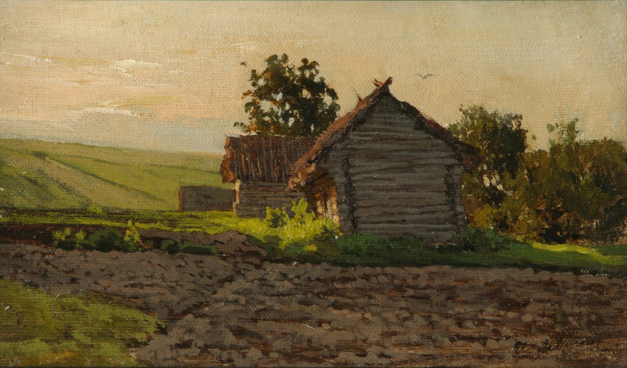 Slobodka, 1884 by Isaak Ilyich Levitan