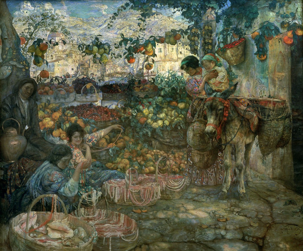 İtalya, 1911 by Isaak Israilevich Brodsky