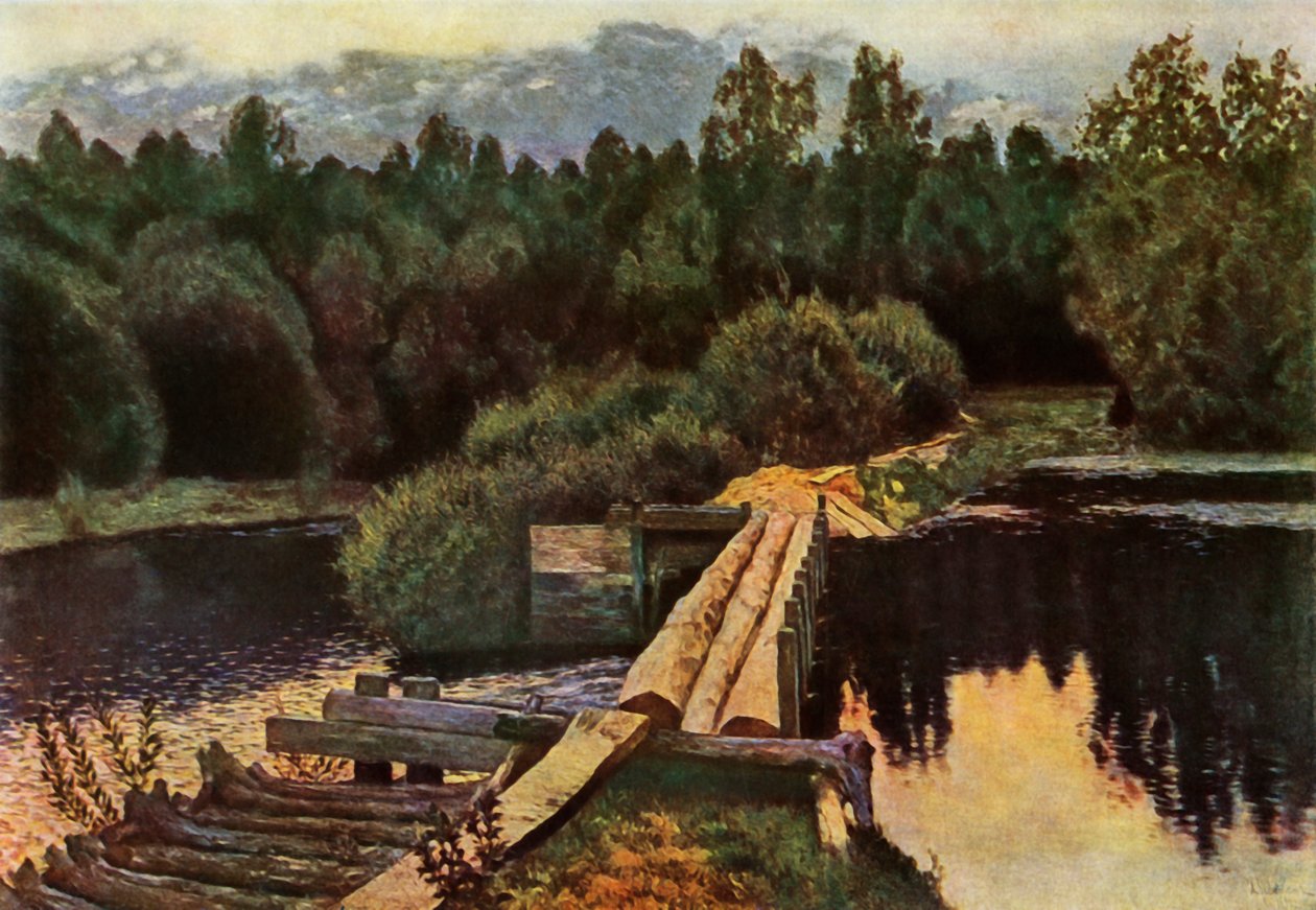 Durgun Sular, 1892, 1965. by Isaak Ilyich Levitan