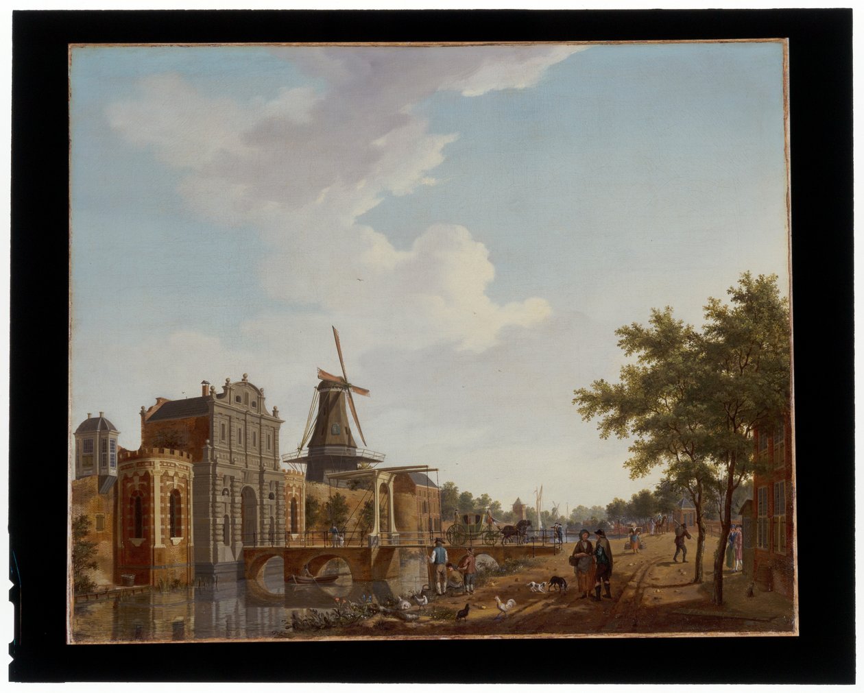 Utrecht'teki Catharijnepoort by Isaak Ouwater