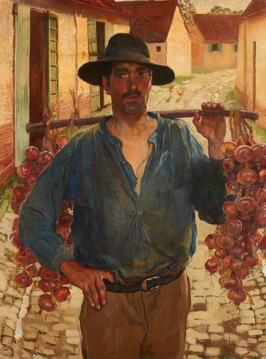 Onion Rover (tuval üzerine yağlı boya) by Isabel Codrington