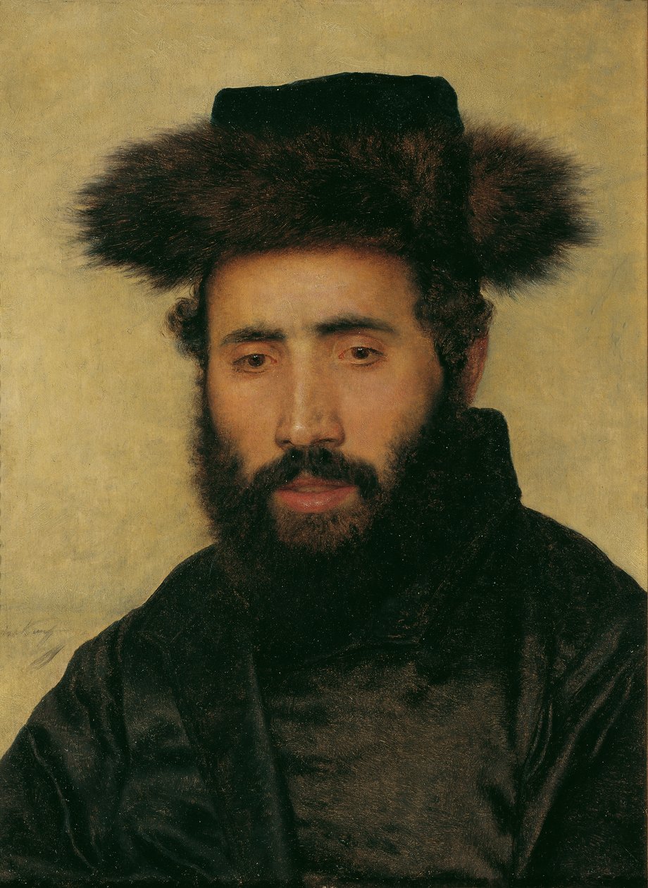 Yukarı Macaristan Hahamı by Isidor Kaufmann