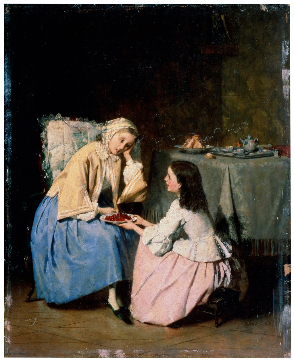 Hasta Arkadaşta, 19. yüzyıl by Isidore Patrois