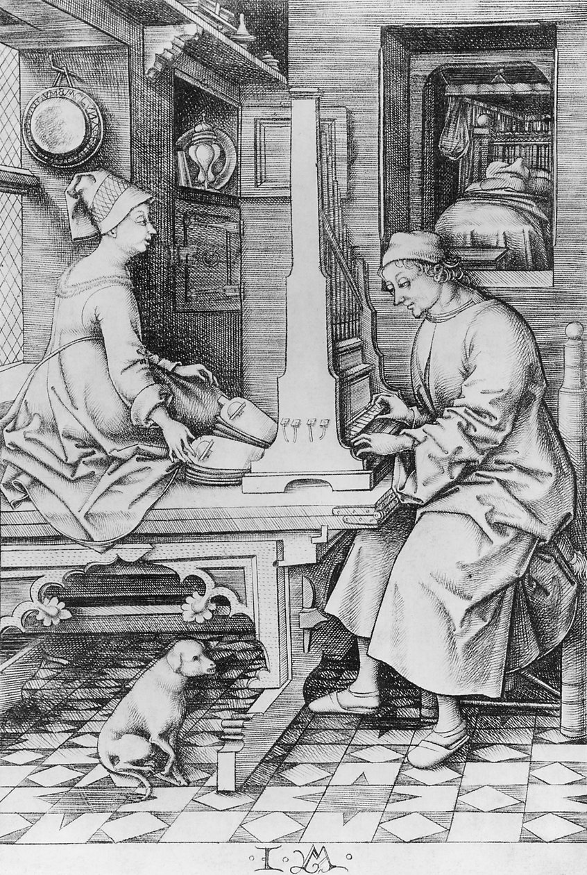 Pozitif Organ by Israhel van Meckenem the younger