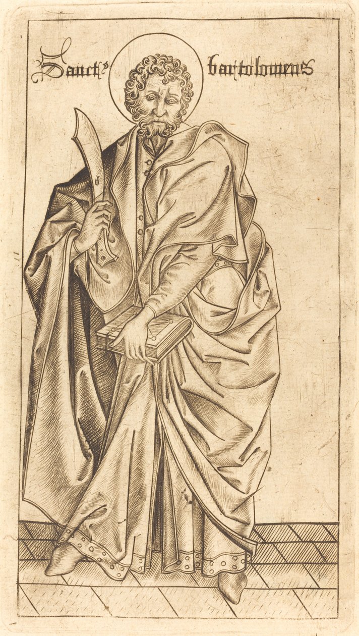 Aziz Bartholomeos, c. 14701480. by Israhel van Meckenem