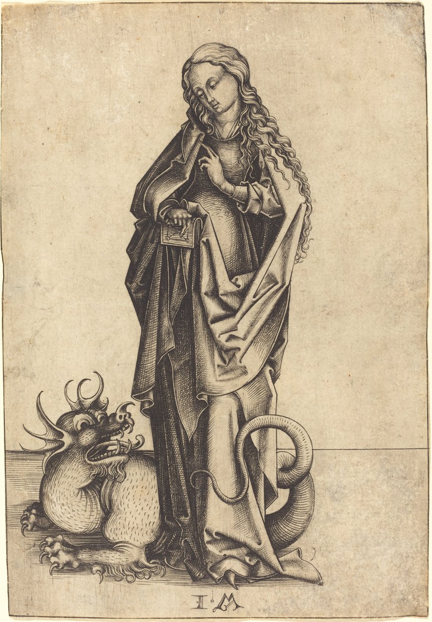 Aziz Margaret, c. 14801490. by Israhel van Meckenem