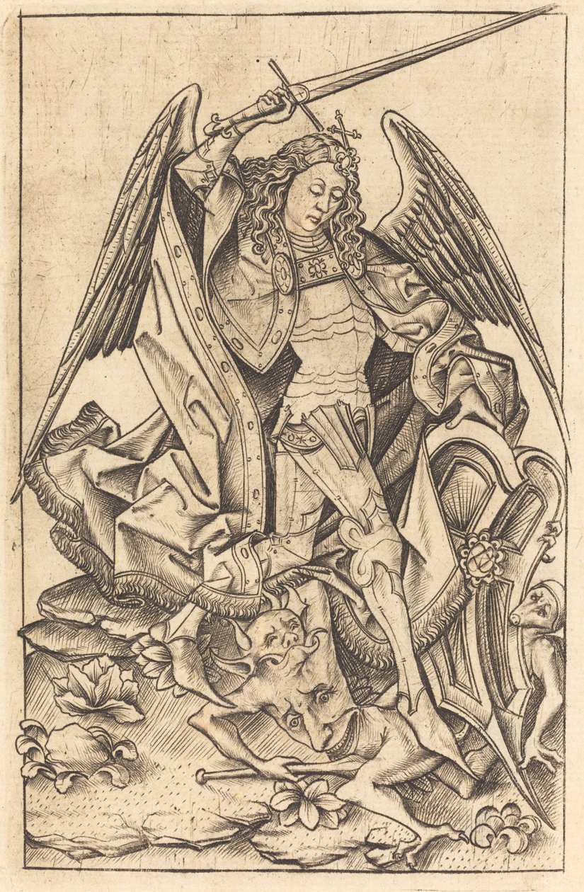 Aziz Michael, c. 14701480. by Israhel van Meckenem