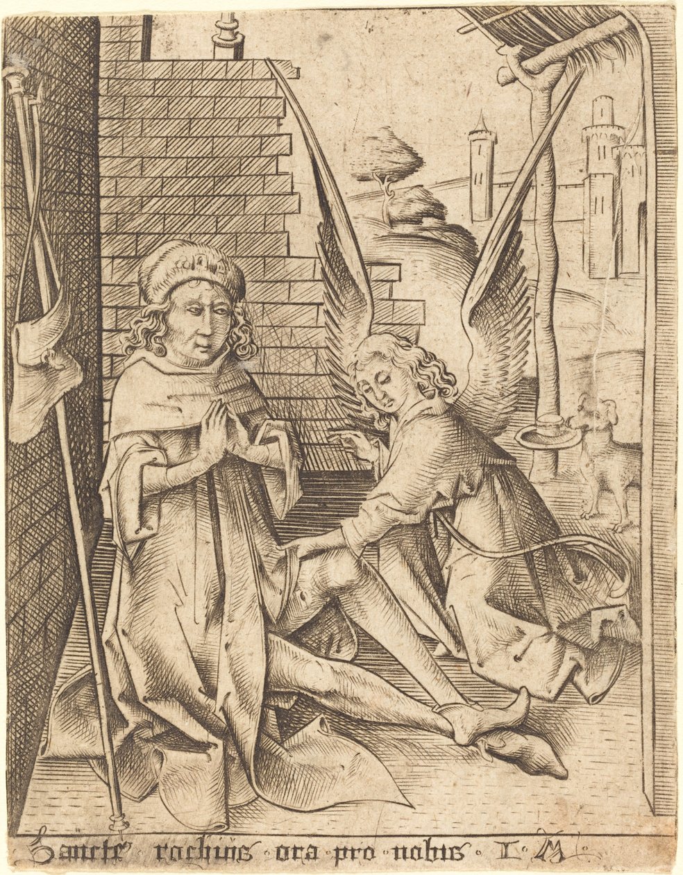 Aziz Roch, c. 14901500. by Israhel van Meckenem