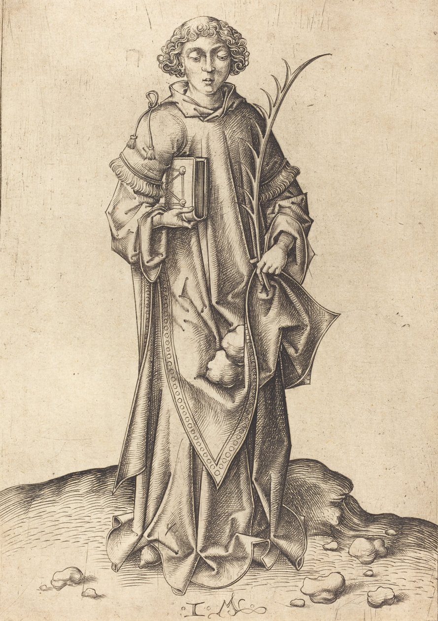 Aziz Stephen. by Israhel van Meckenem