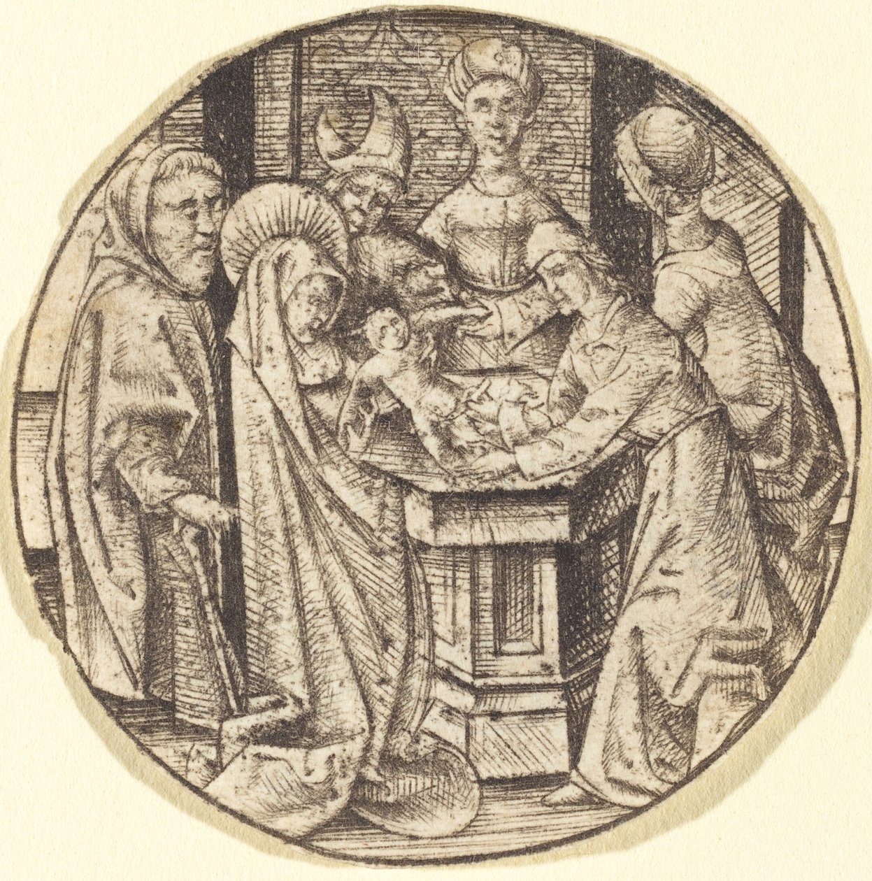 Sünnet, c. 14701480. by Israhel van Meckenem