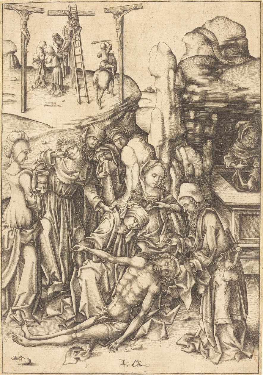 Ağlama, c. 1480. by Israhel van Meckenem