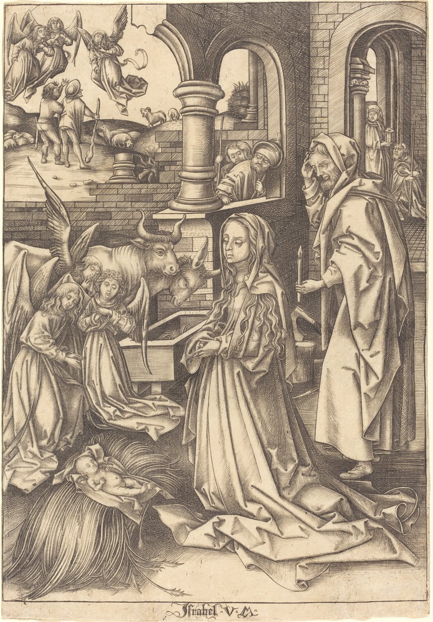 Doğuş, c. 14901500. by Israhel van Meckenem