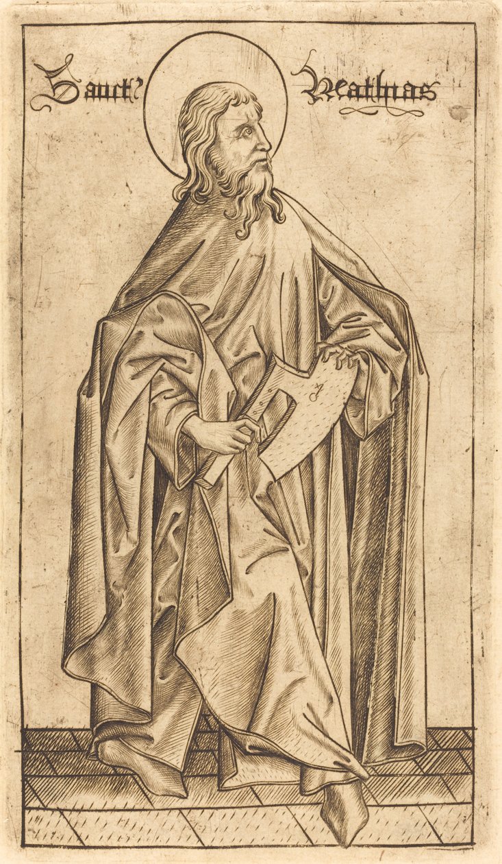 Aziz Matthias (?) by Israhel van Meckenem after Master E.S.