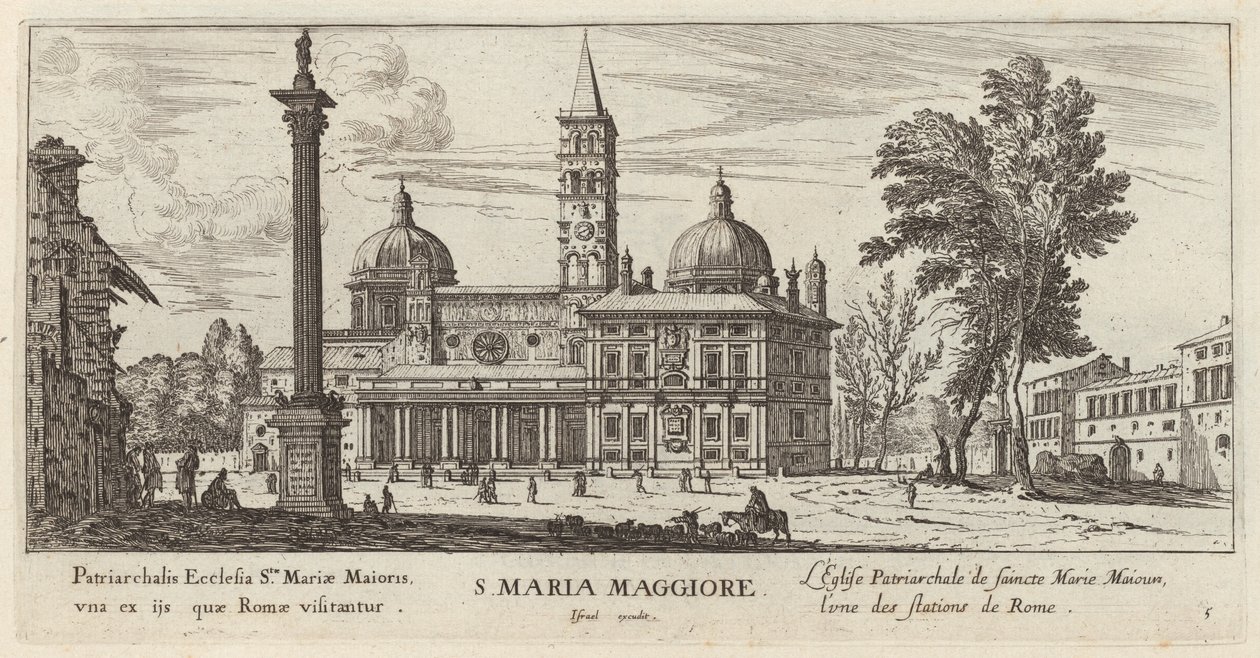 S. Maria Maggiore by Israël Silvestre
