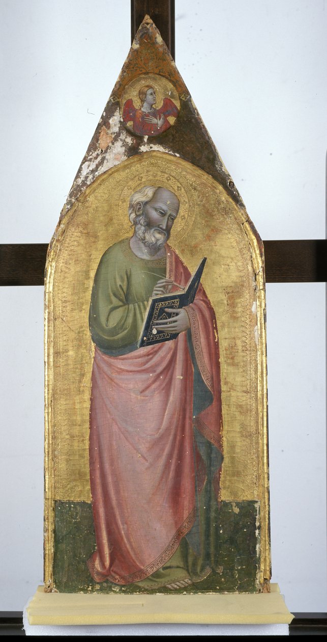 John the Evangelist, c.1360 (kavak ağacı üzerinde tempera) by Italian School