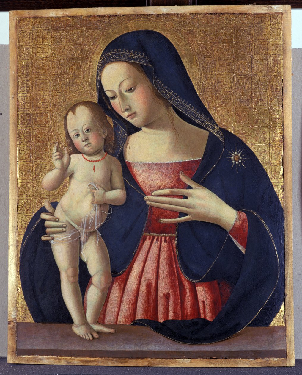 Madonna ve Çocuk, c.1500 (kavak ağacı üzerinde tempera) by Italian School