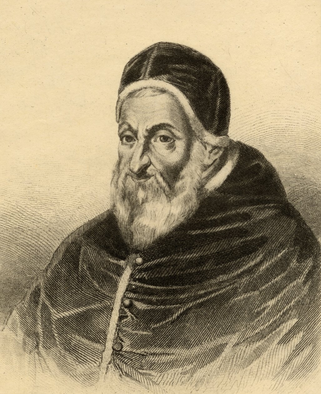 Papa Sixtus V (1520-90) by Italian School