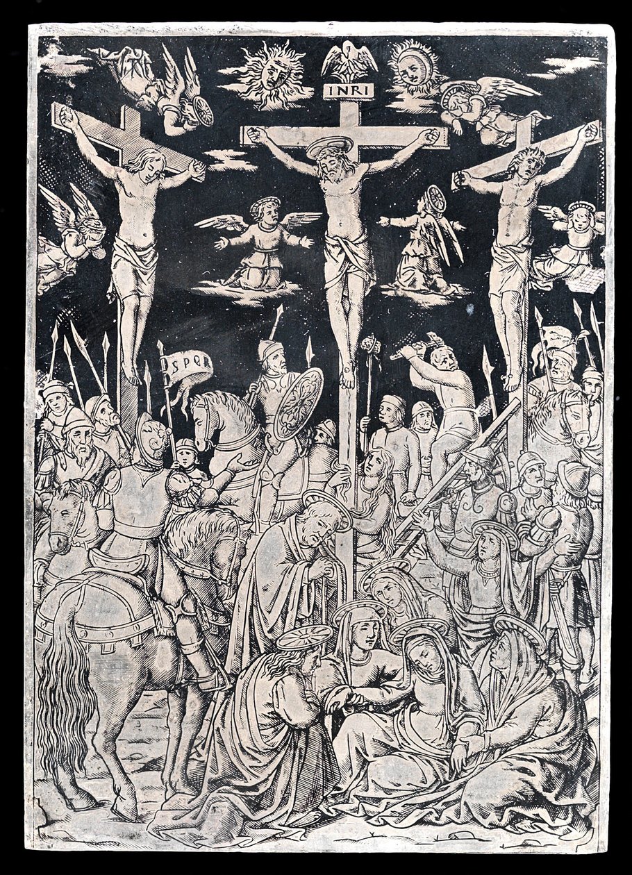 Çarmıhta İsa ile Pax by Italian 15th Century
