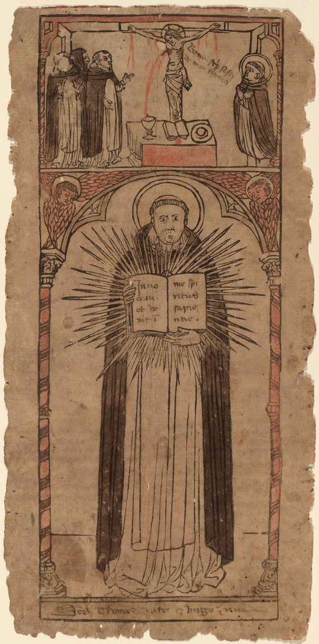 Aziz Thomas Aquinas by Italian 15th Century