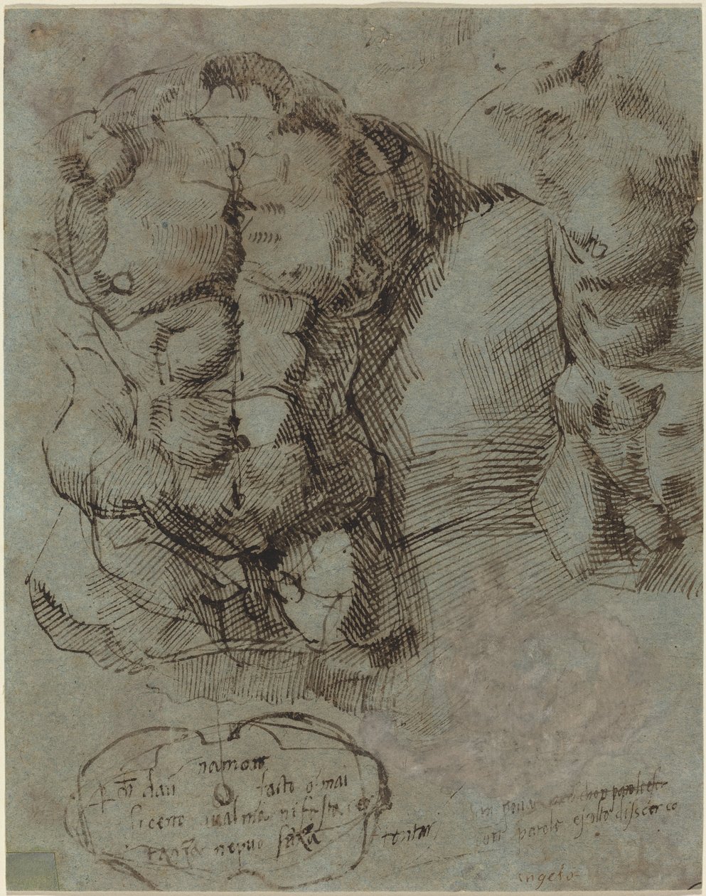 Erkek Gövde Çalışmaları by Italian 16th Century