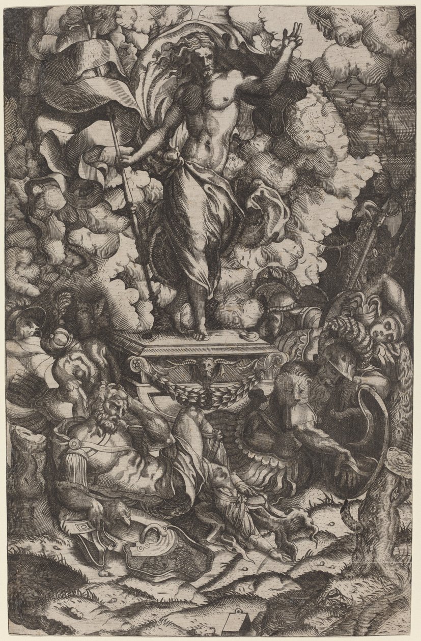 Diriliş by Italian 16th Century after Francesco Salviati