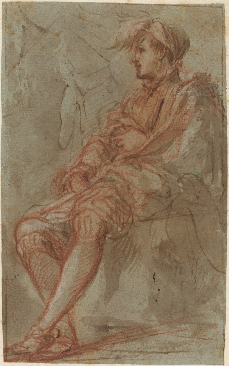 Genç bir adam by Italian 17th Century