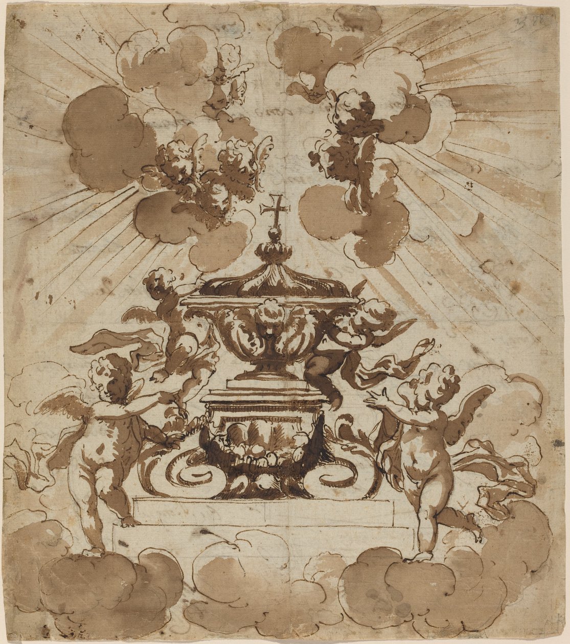 Ev sahibinin yüceltilmesi by Italian 18th Century