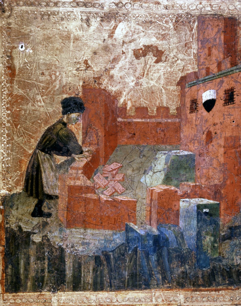 14. yüzyılda bir mason. by Italian School
