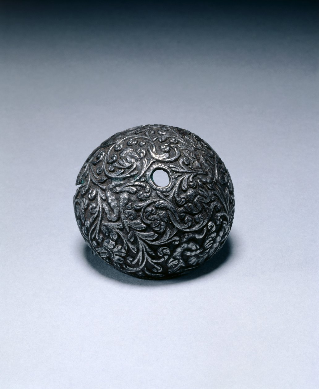 Çakmaklı tabancadan alın başlığı, c.1650-60 (çelik) by Italian School
