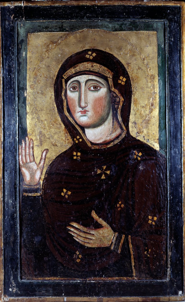 Aracoeli Madonna (Ahşap simge by Italian School