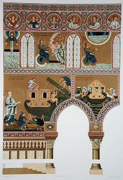 Monreale nefinden mozaikler by Italian School