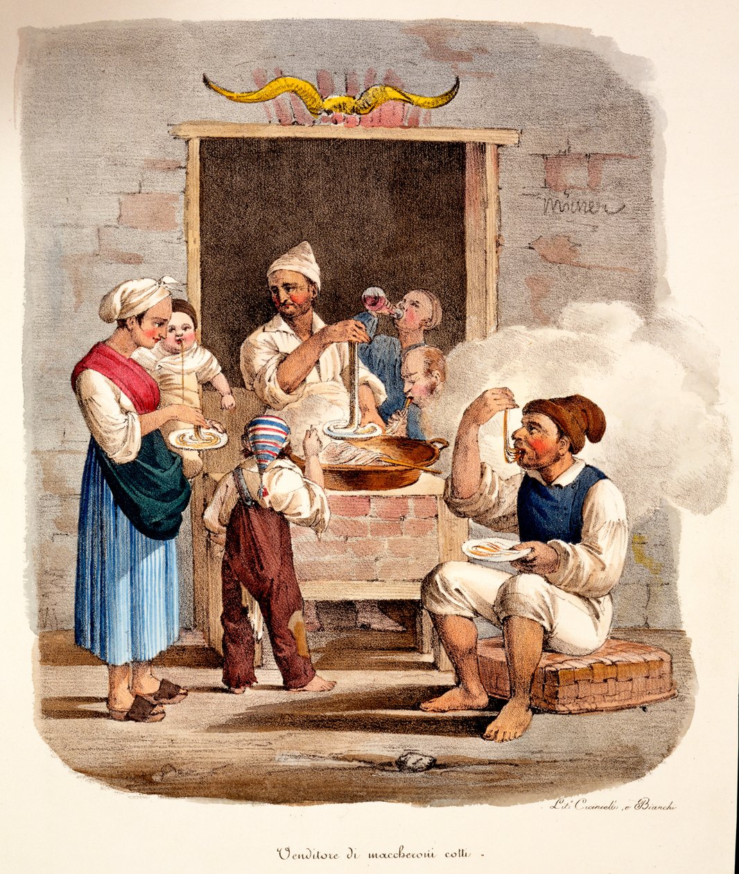 makarna satıcısı by Italian School