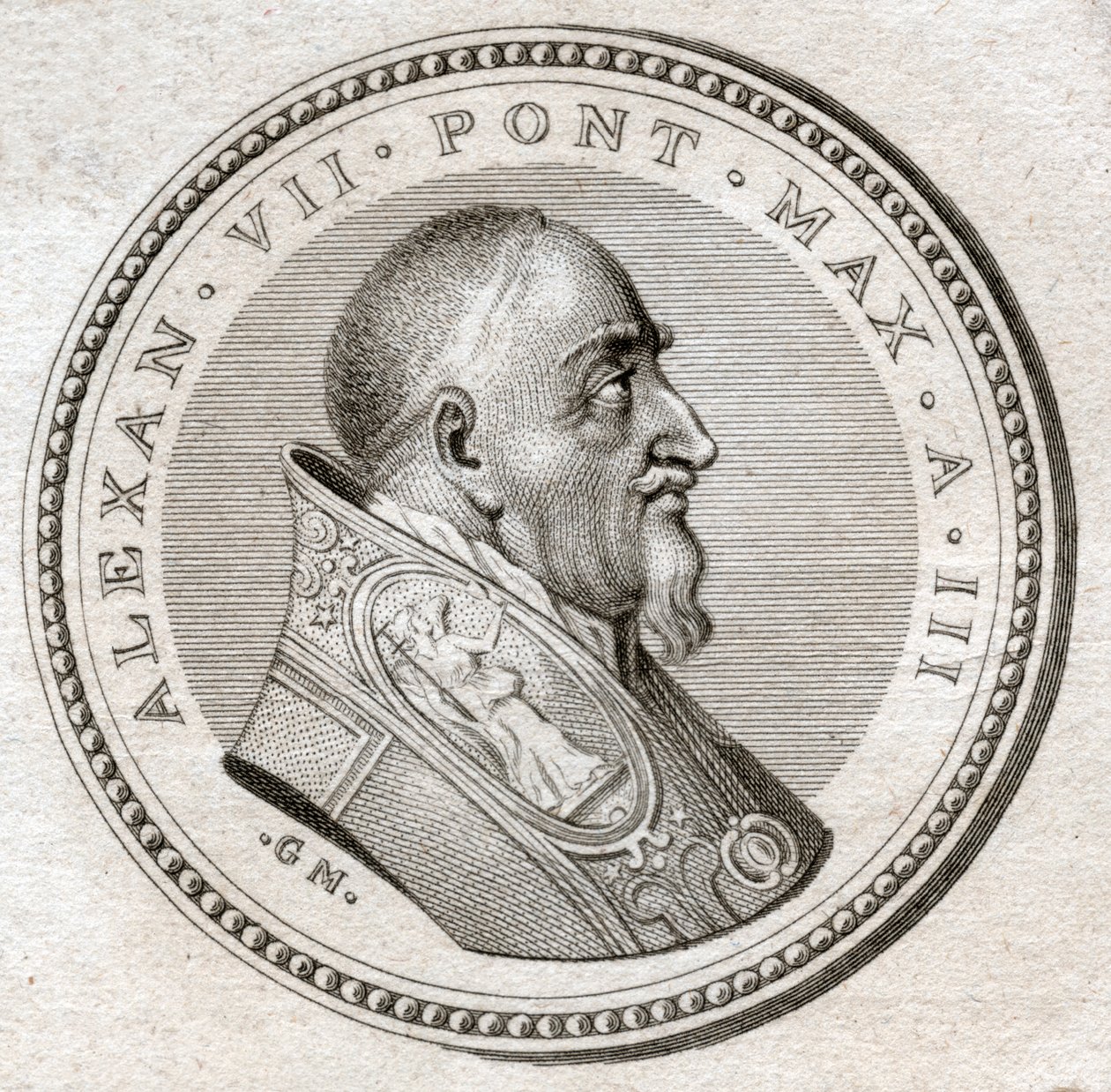 Papa Alexander VII. (oymak by Italian School