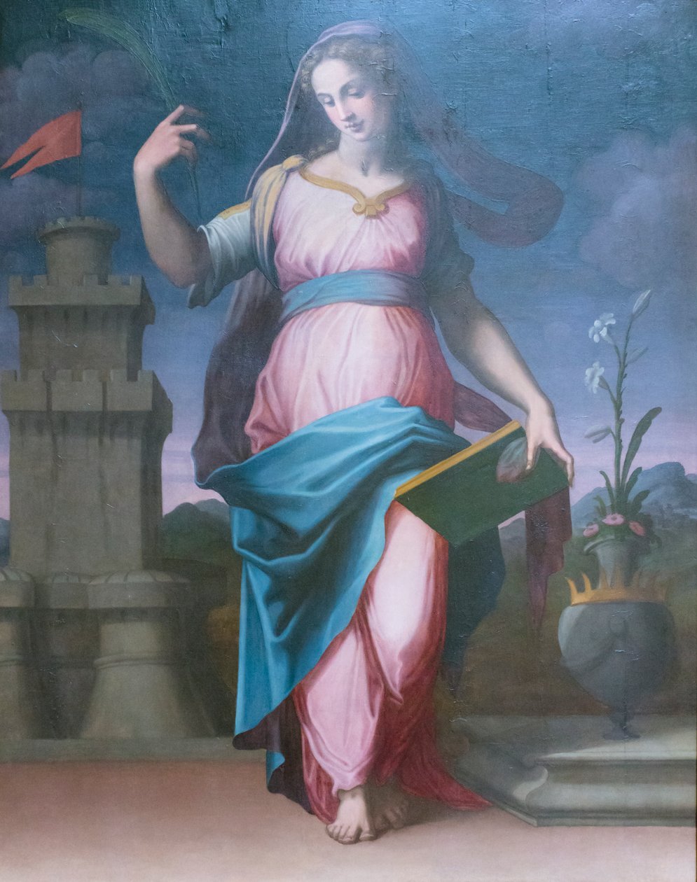 Santa Barbara by Italian School