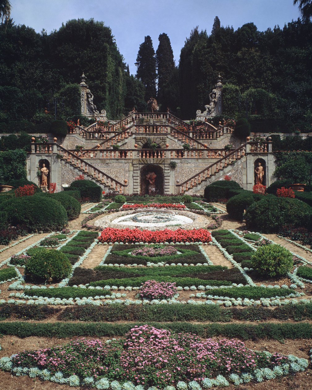 Bahçelerin görünümü by Italian School