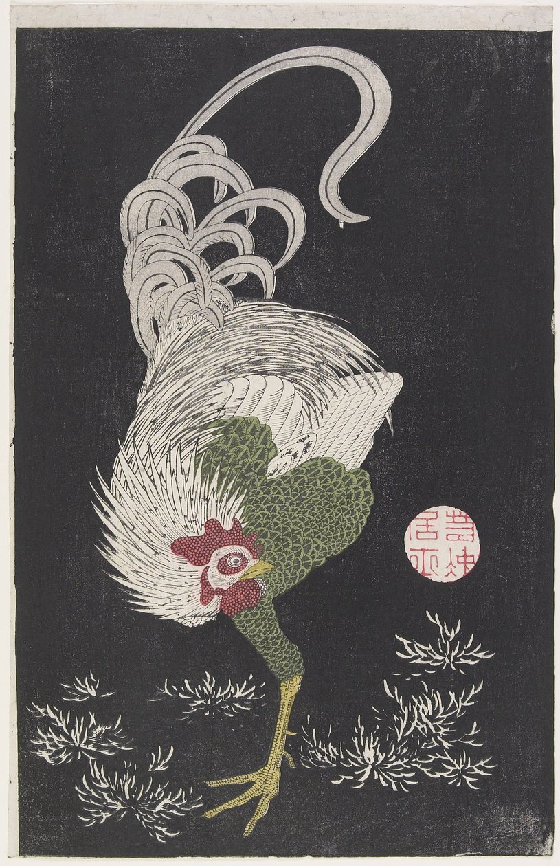 (Horoz) by Ito Jakuchu