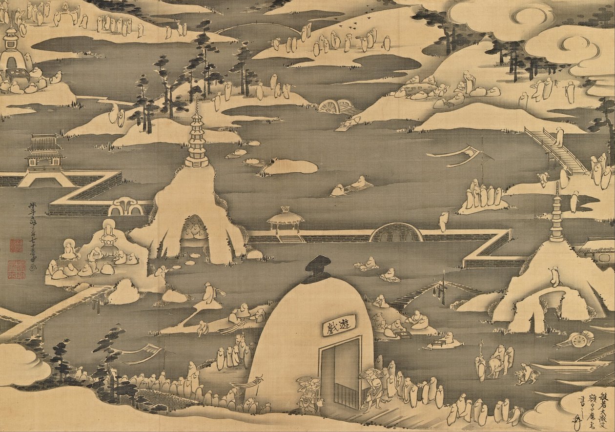 beş yüz arhat by Ito Jakuchu