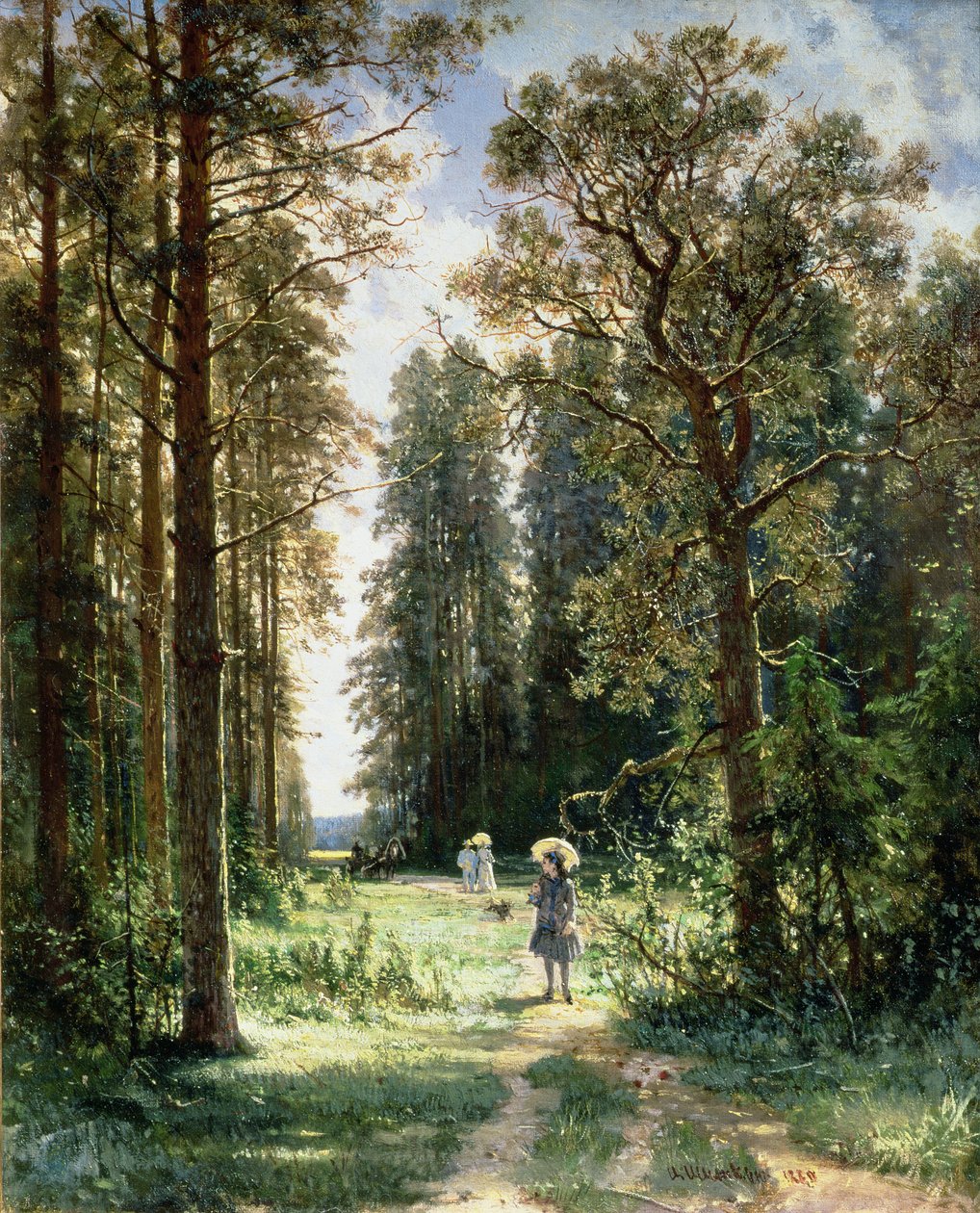 Ormandan Geçen Yol, 1880 by Ivan Ivanovich Shishkin