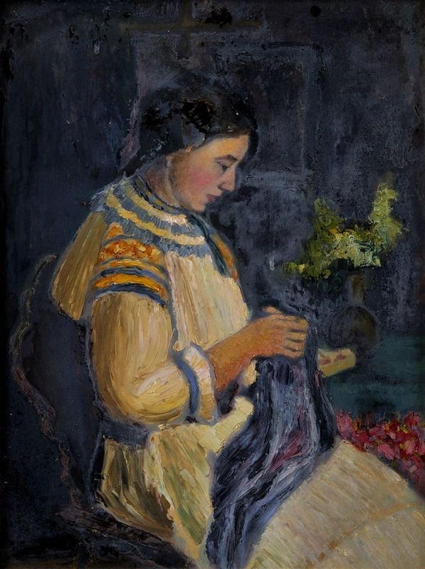 Pri sivanjunSlovencina: Pri vysivanin by Ivan Zabota