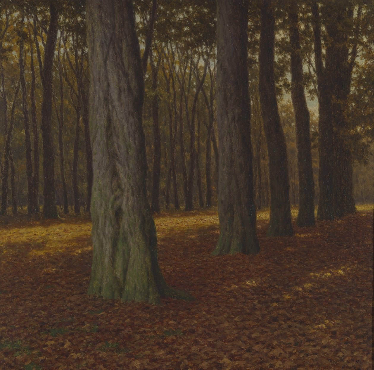 Ormanlık manzara (tuval üzerine yağlı boya) by Ivan Fedorovich Choultse