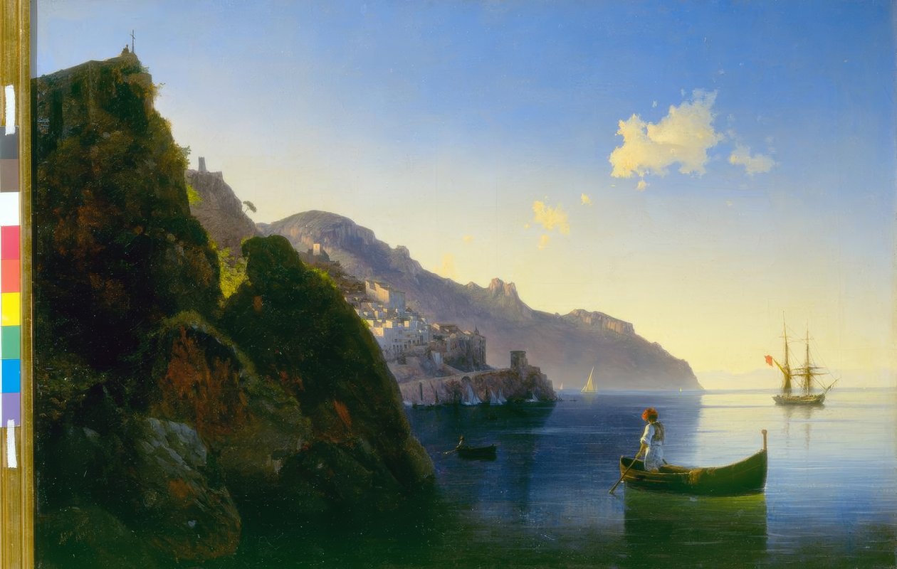 Amalfi Sahili by Ivan Konstantinovich Aivazovsky