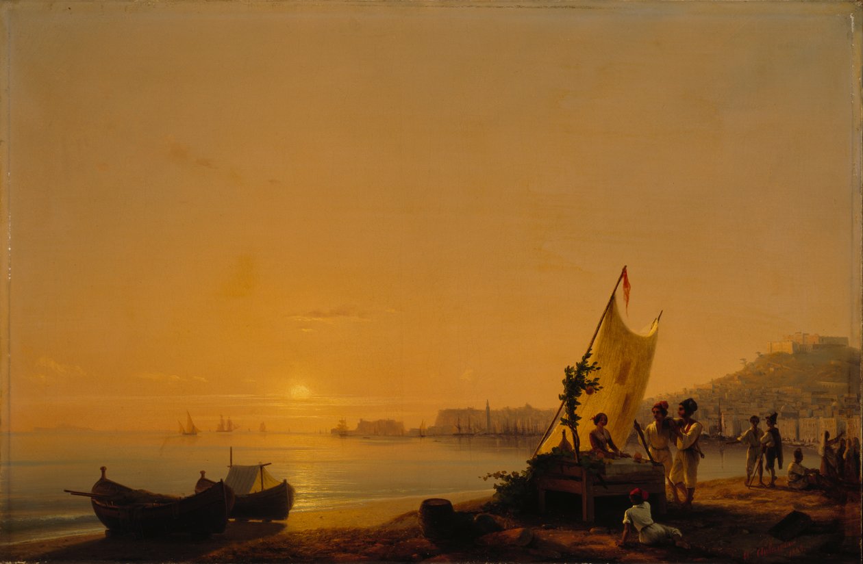 Napoli Körfezi, 1844. by Ivan Konstantinovich Aivazovsky