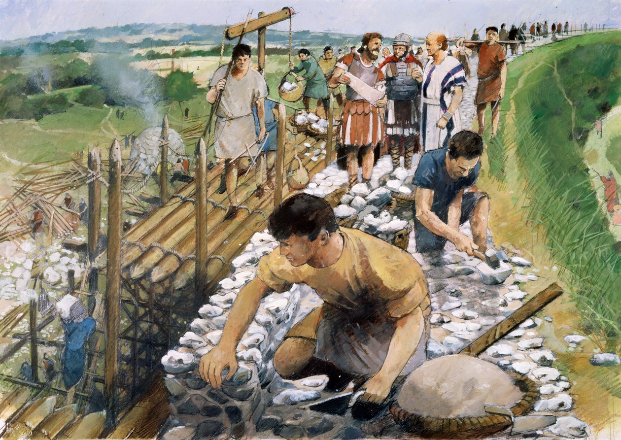 Silchester Roma Şehir Surları, 2. yüzyıl, 1990-2010. by Ivan Lapper