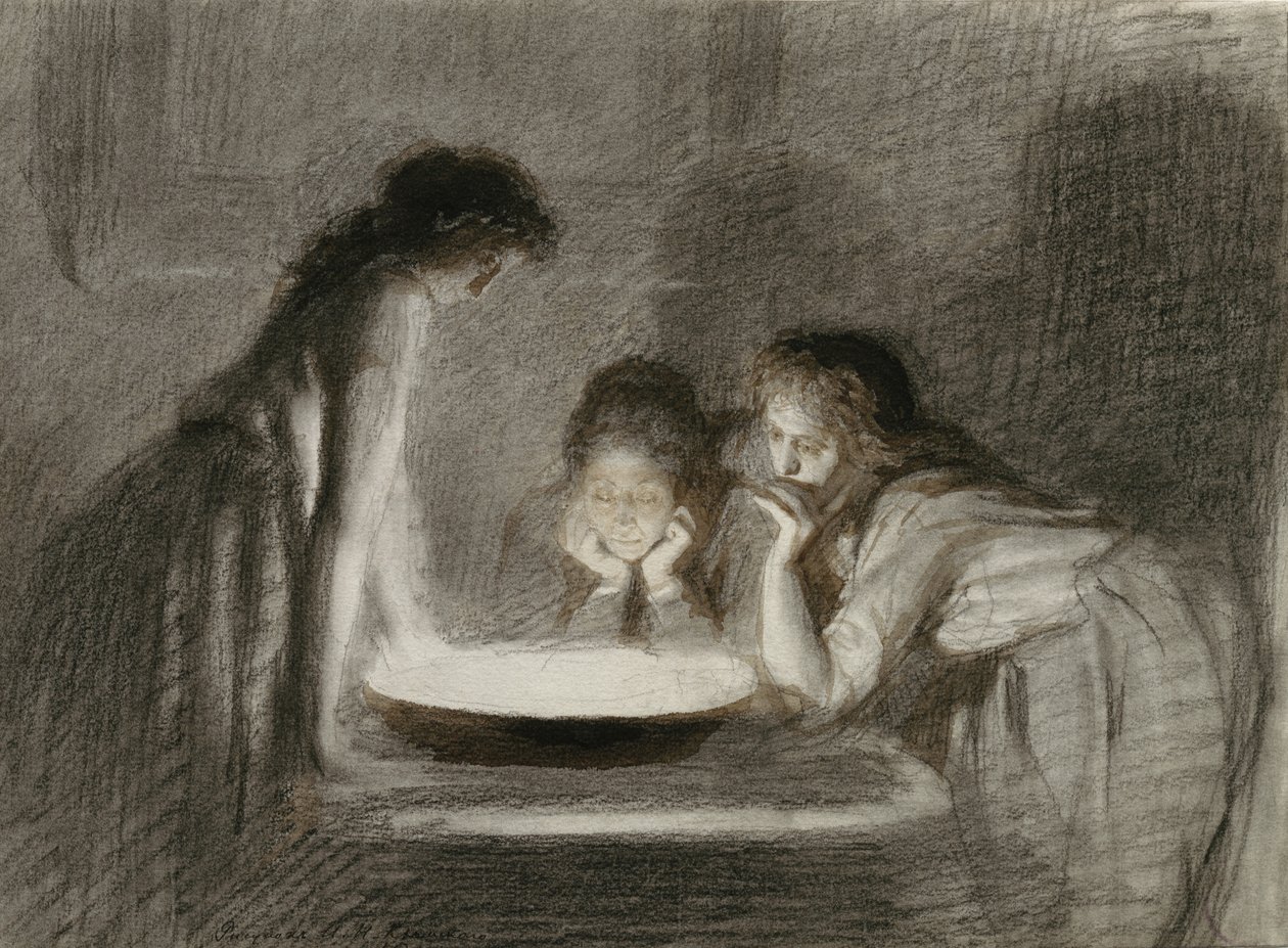 Noel arifesi falcılık, 1870