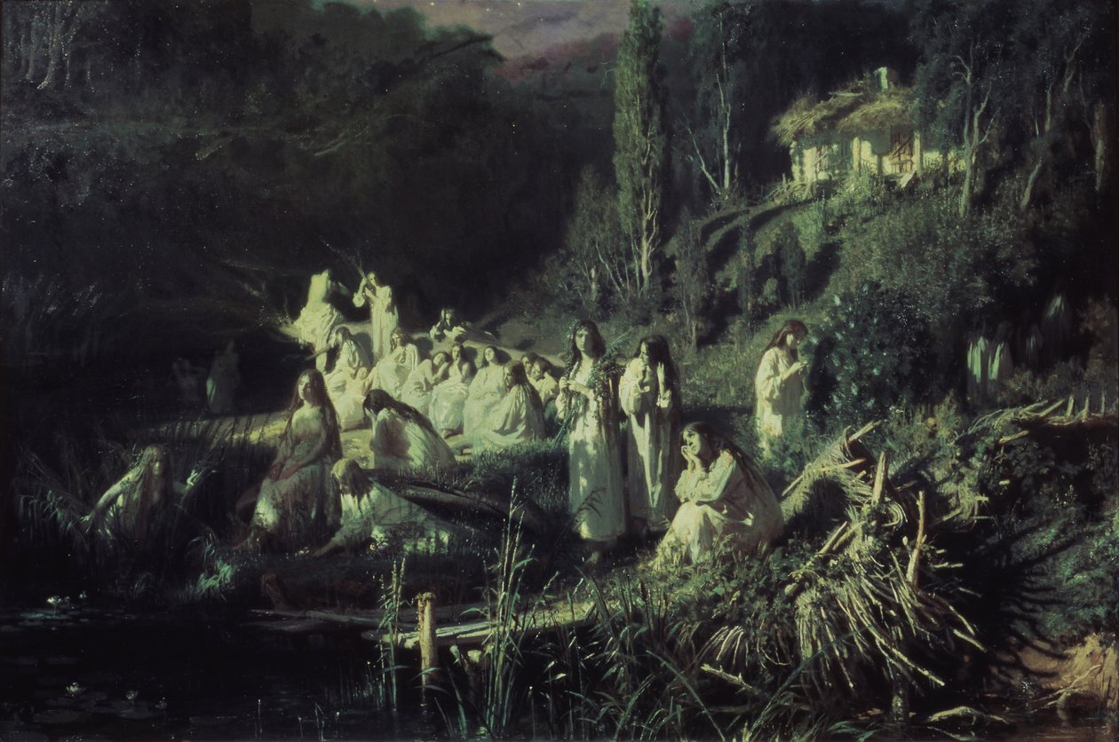 Deniz kızları, 1871 by Ivan Nikolaevich Kramskoy