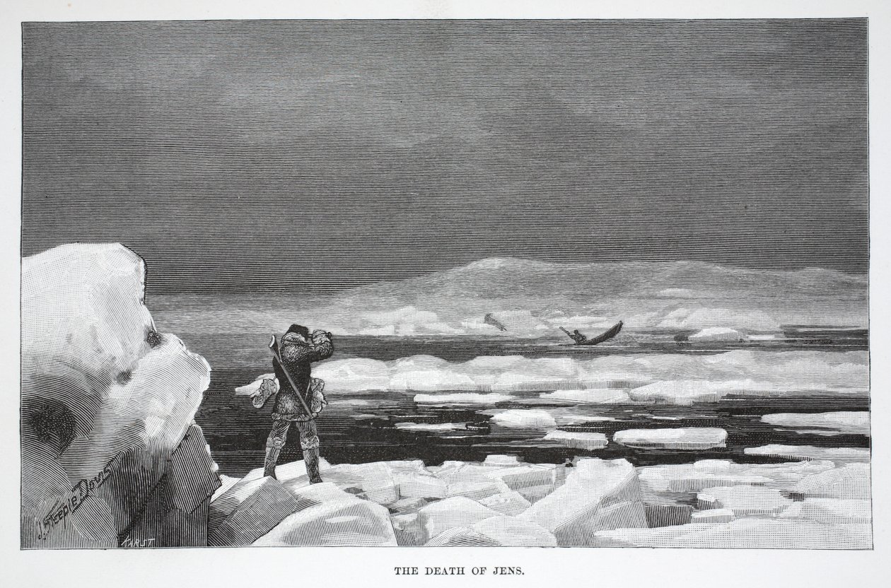 ದಿ ಡೆತ್ ಆಫ್ ಜೆನ್ಸ್, ಪಬ್. ಲಂಡನ್ 1886 ಟರ್ಕ್ by J. Steeple Davis